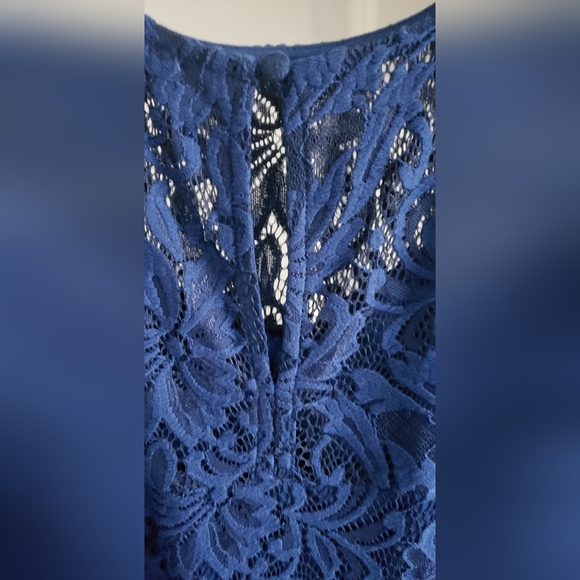 Jessica London Navy Lace Dress 28W - Picture 6 of 7
